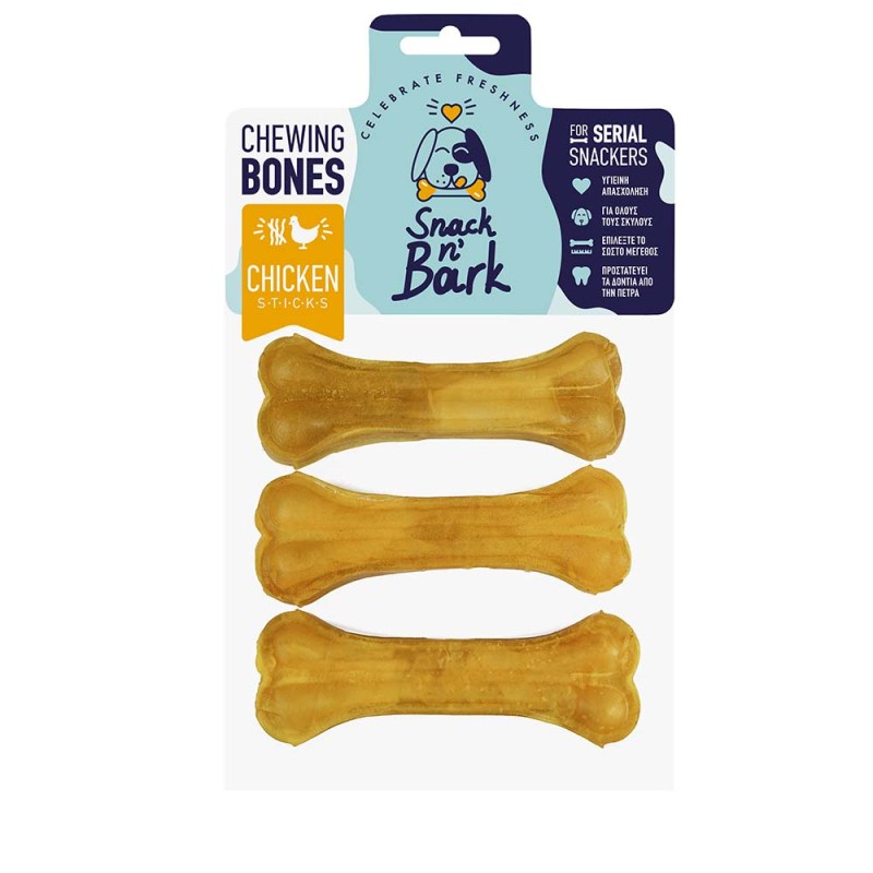 kokkala-asvestiou-sympagi-me-geusi-kotopoulo-snack-n-bark-13cm-3pcs-165gr-bluedog-petshop-thessaloniki