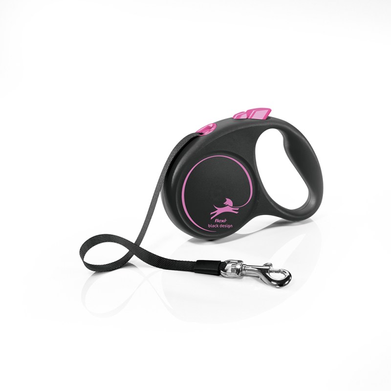 odigos-skylou-flexi-design-black-pink-5m-15kg-bluedog-petshop