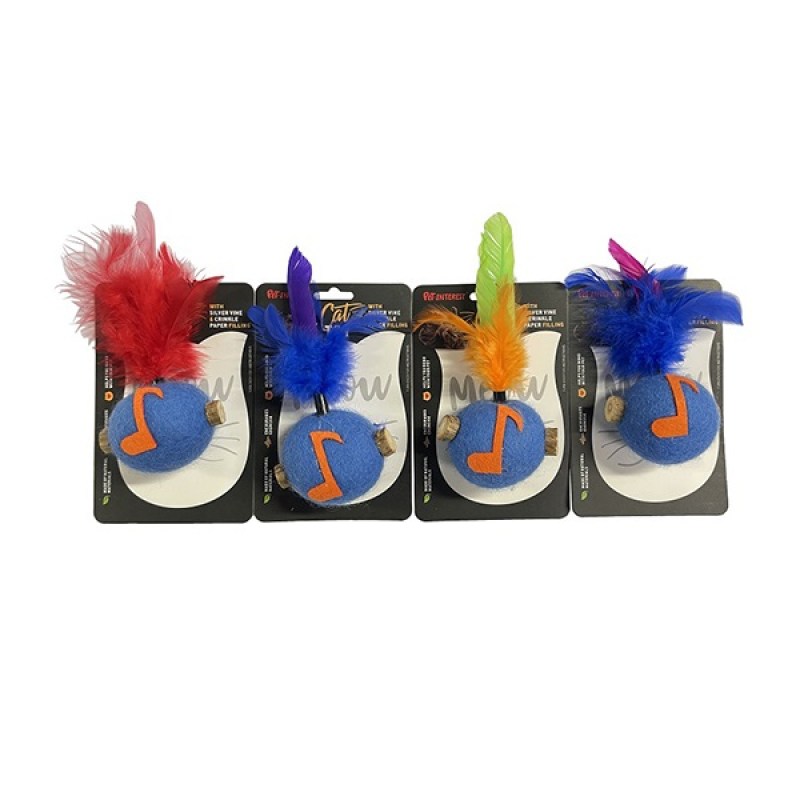 paixnidi-gatas-music-ball-with-feathers-silver-vine-bluedog-petshop-thessaloniki